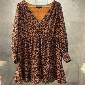 Women’s Lulu’s Cheetah Babydoll Dress - Size: S